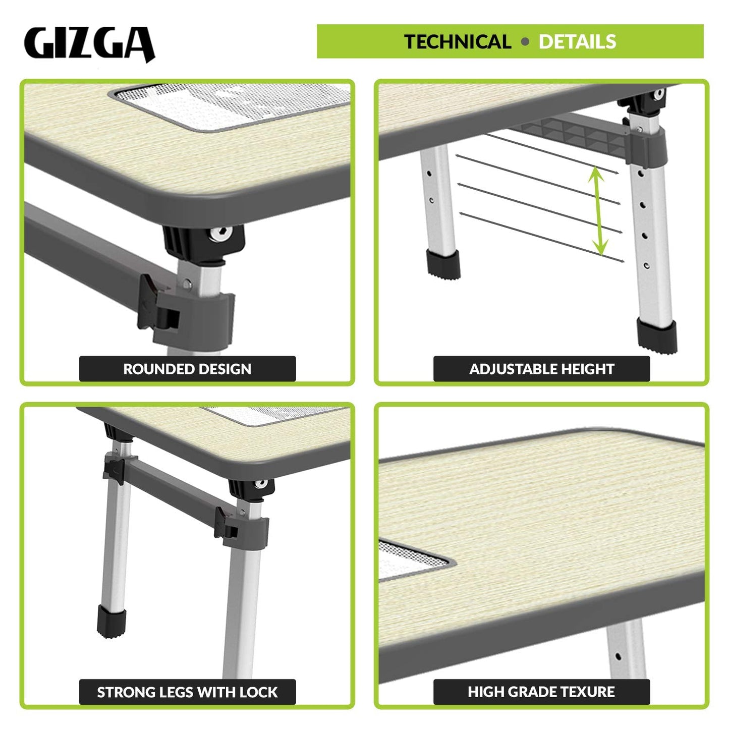 Multi-Purpose Laptop Table with Cooling Fan
