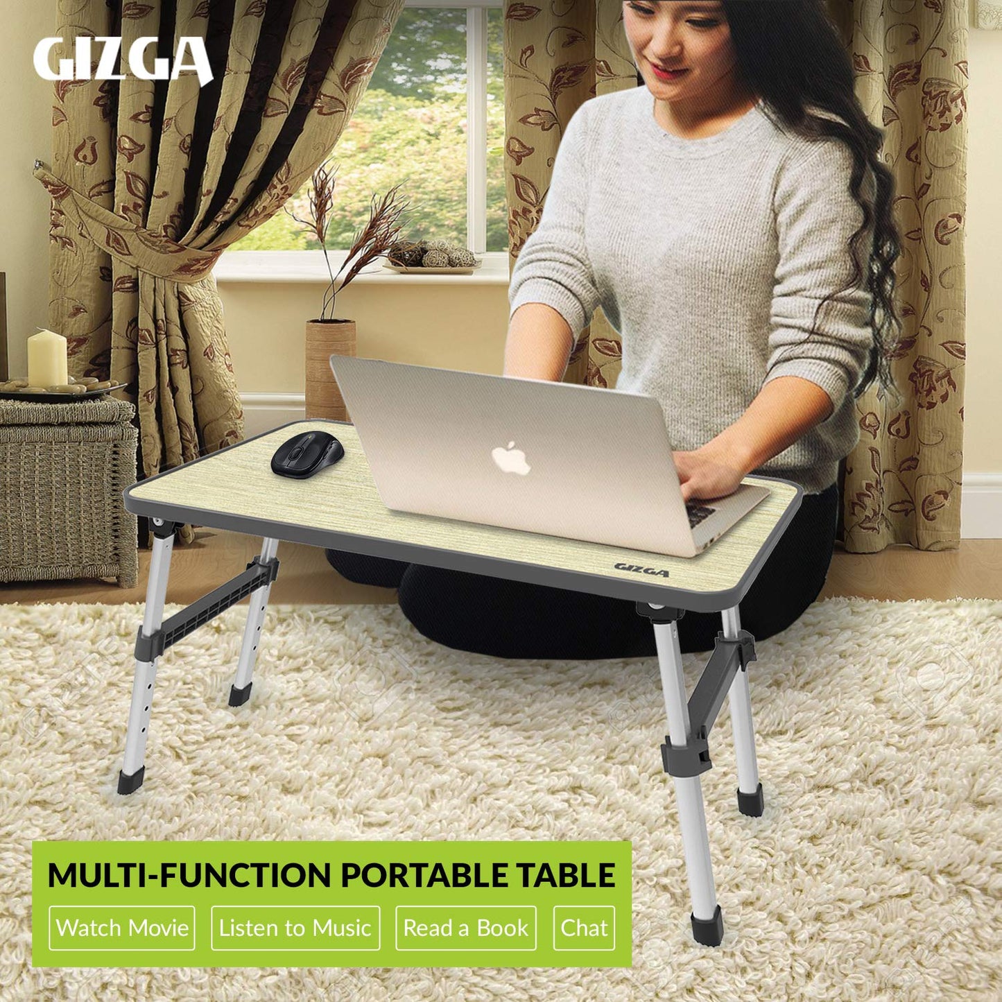 Multi-Purpose Laptop Table with Cooling Fan