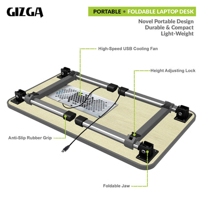 Multi-Purpose Laptop Table with Cooling Fan