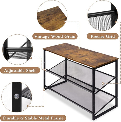 3-Tier Adjustable Freestanding Shoe Rack