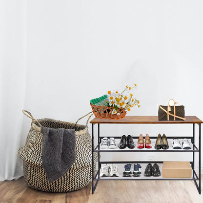 3-Tier Adjustable Freestanding Shoe Rack