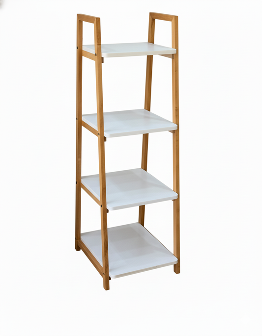 Modern 4-Tier Wooden Shelf