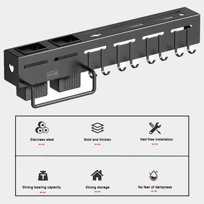 Wall Mount Kitchen Hanging Rack