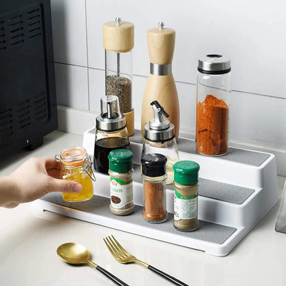 3-Tier Spice Rack With this rack organizer