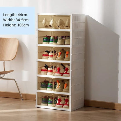 Foldable Shoe Rack Organizer