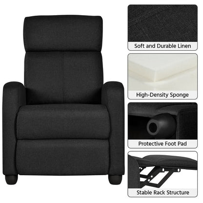 Fabric Reclining Sofa