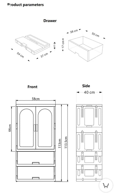 Children's Clothes Storage Cabinet