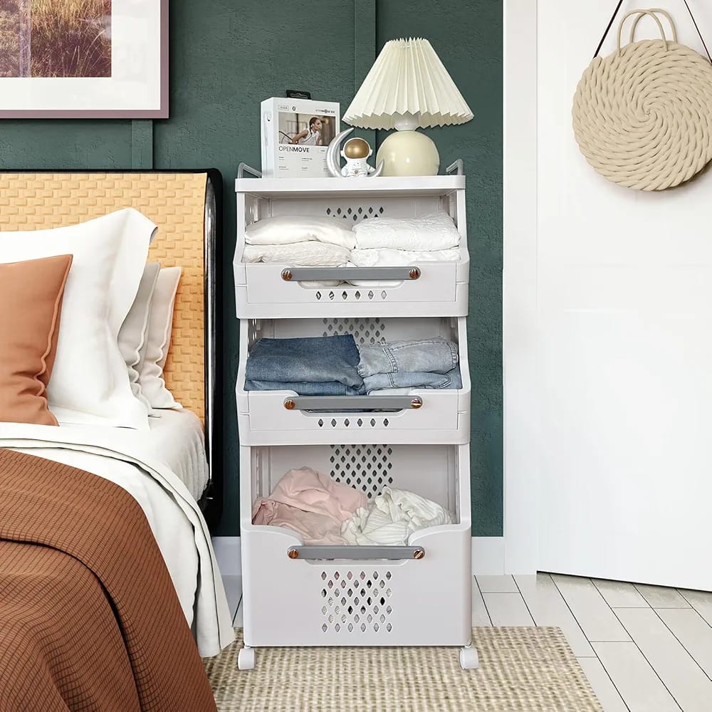 Laundry Basket with Wheels