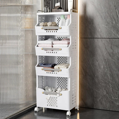 Laundry Basket with Wheels
