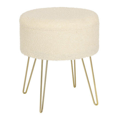 Round Pouf, Dressing Table