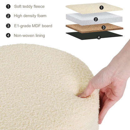 Round Pouf, Dressing Table