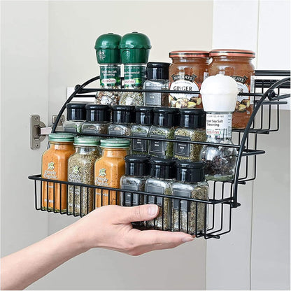kitchen Organizer Pull Down Spice Racks