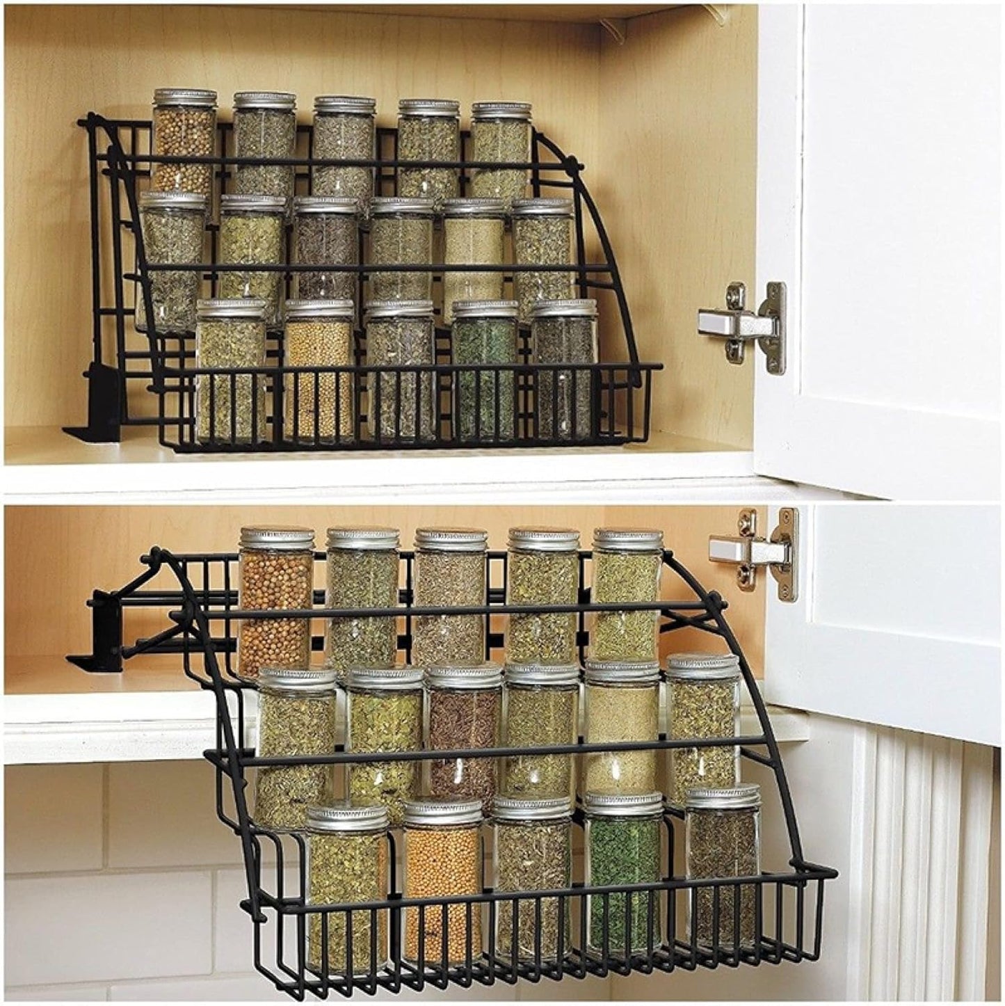 kitchen Organizer Pull Down Spice Racks