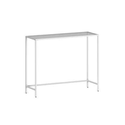 VASAGLE Console table tempered glass table top LGT026W01