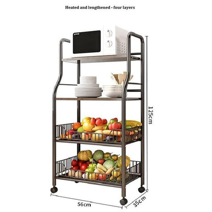 Metal Kitchen Trolley Cart