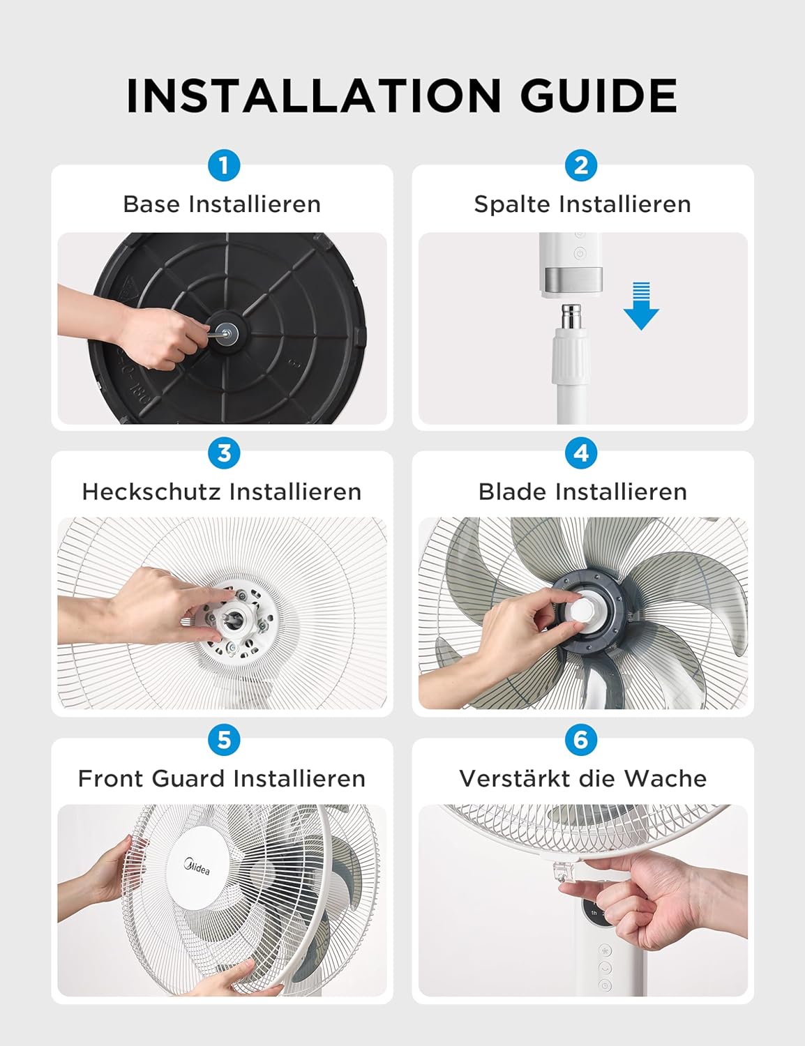 Midea Pedestal Fan
