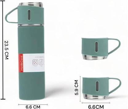 Modern Travel Thermal Flask Set