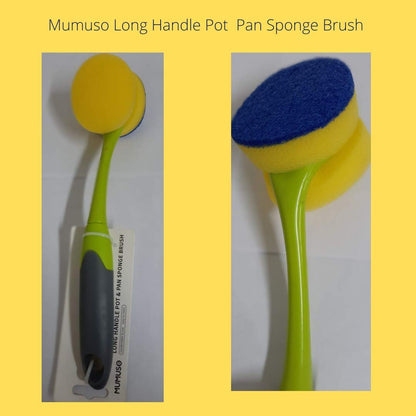 Long Handle Pot & Pan Sponge Brush