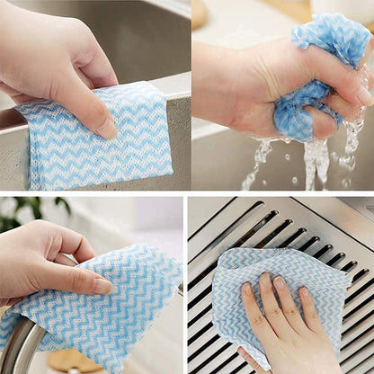 50 Sheets Roll Reusable Oil-absorbing Lazy Rag
