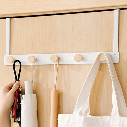 Over the Door Metal Hook Rack