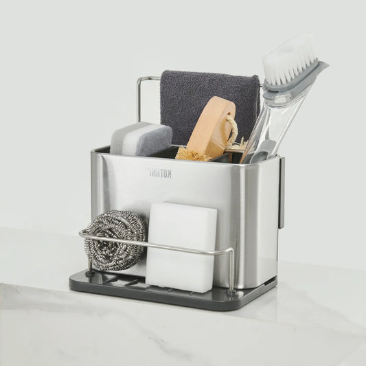 Stainless Steel Sink Caddy & Organizer Rack