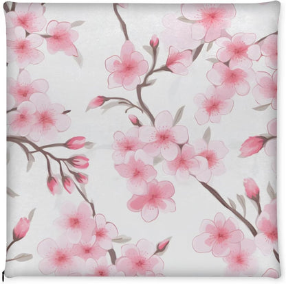 Pink Cherry Blossom Flower Chair Cushions