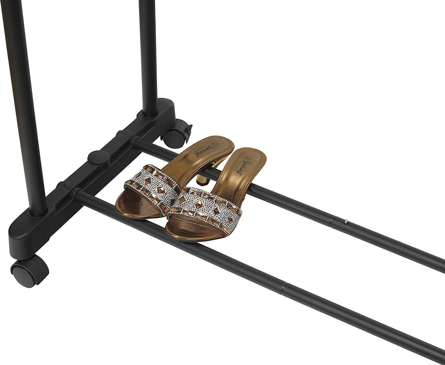 Double-Pole Foldable Adjustable Rolling Hanging