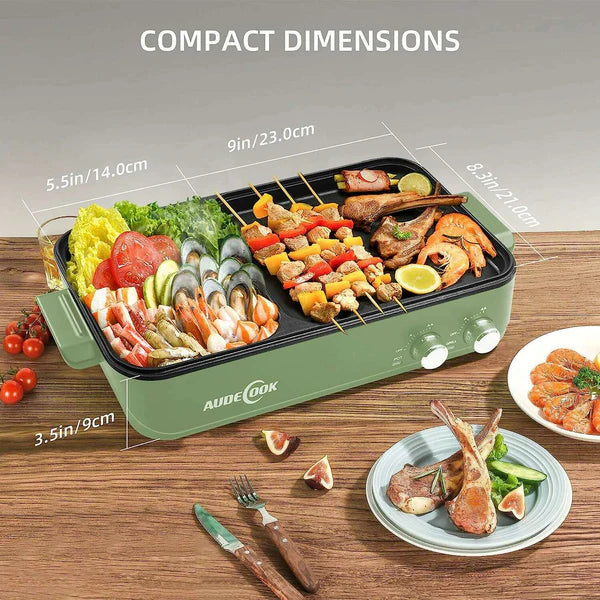 2 In 1 Griddle and Hot Pot