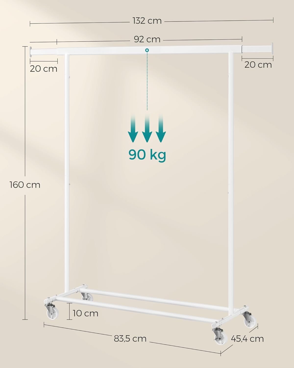 Clothes Rack On Wheels