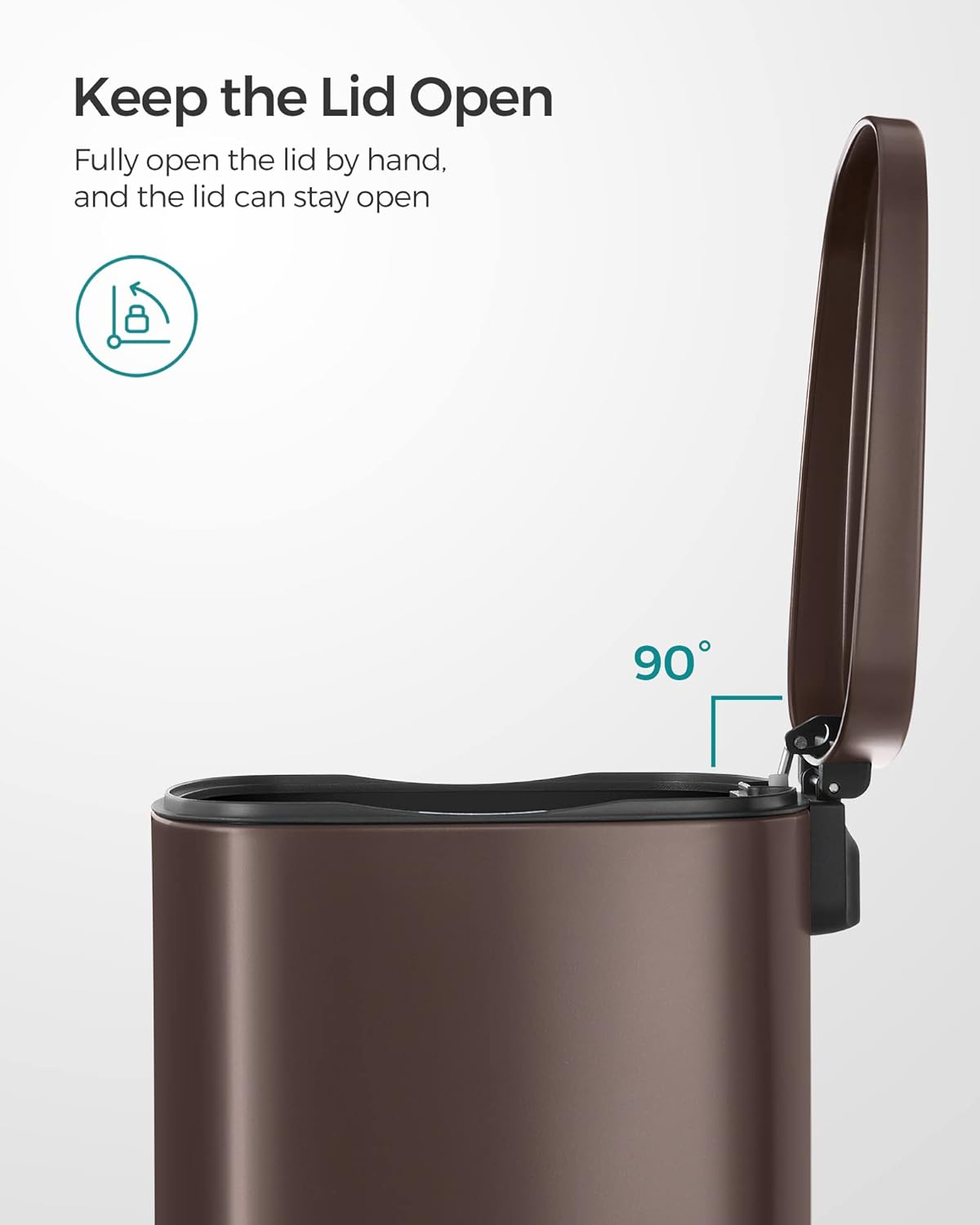 SONGMICS Trash Can