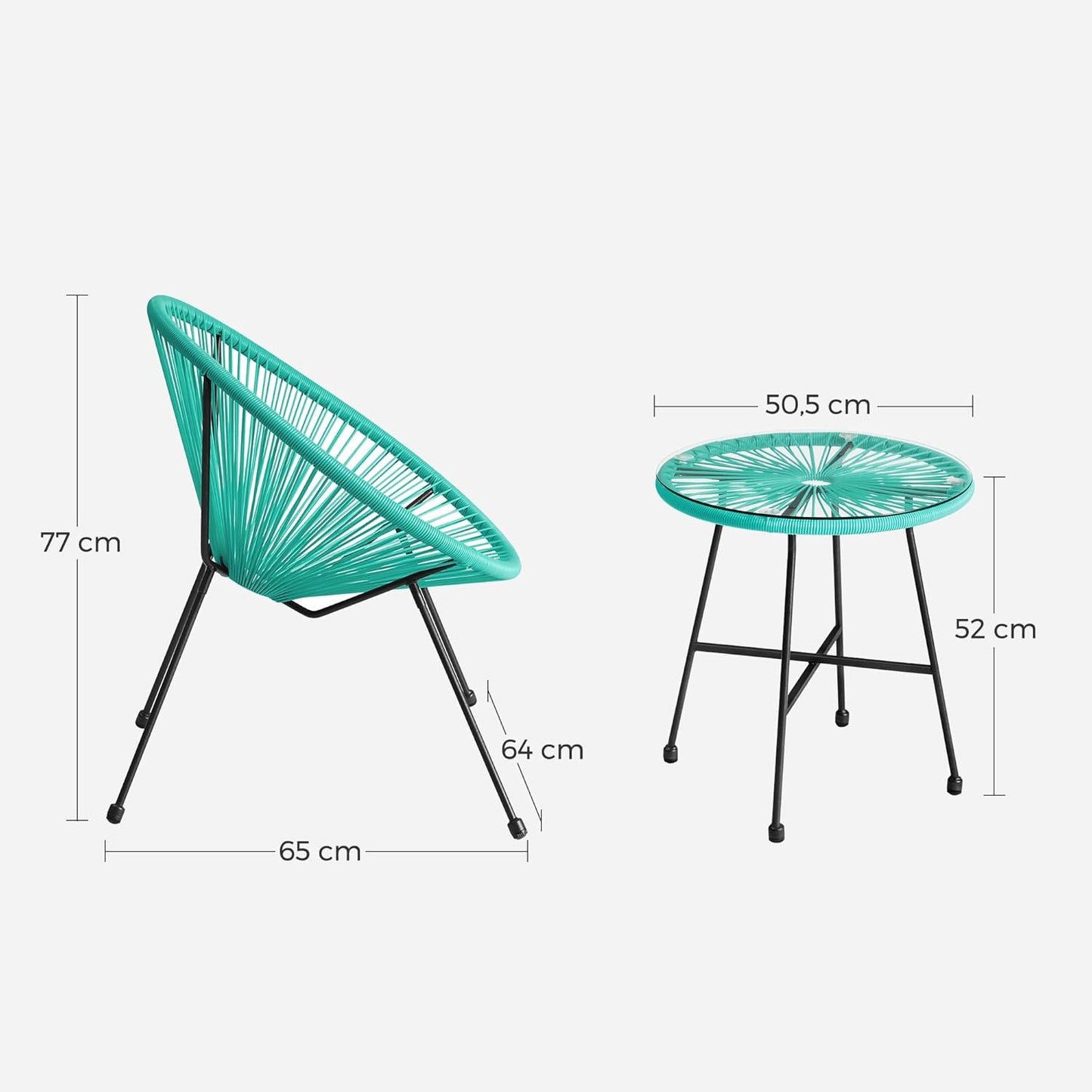 SONGMICS 3-Piece Furniture Set
