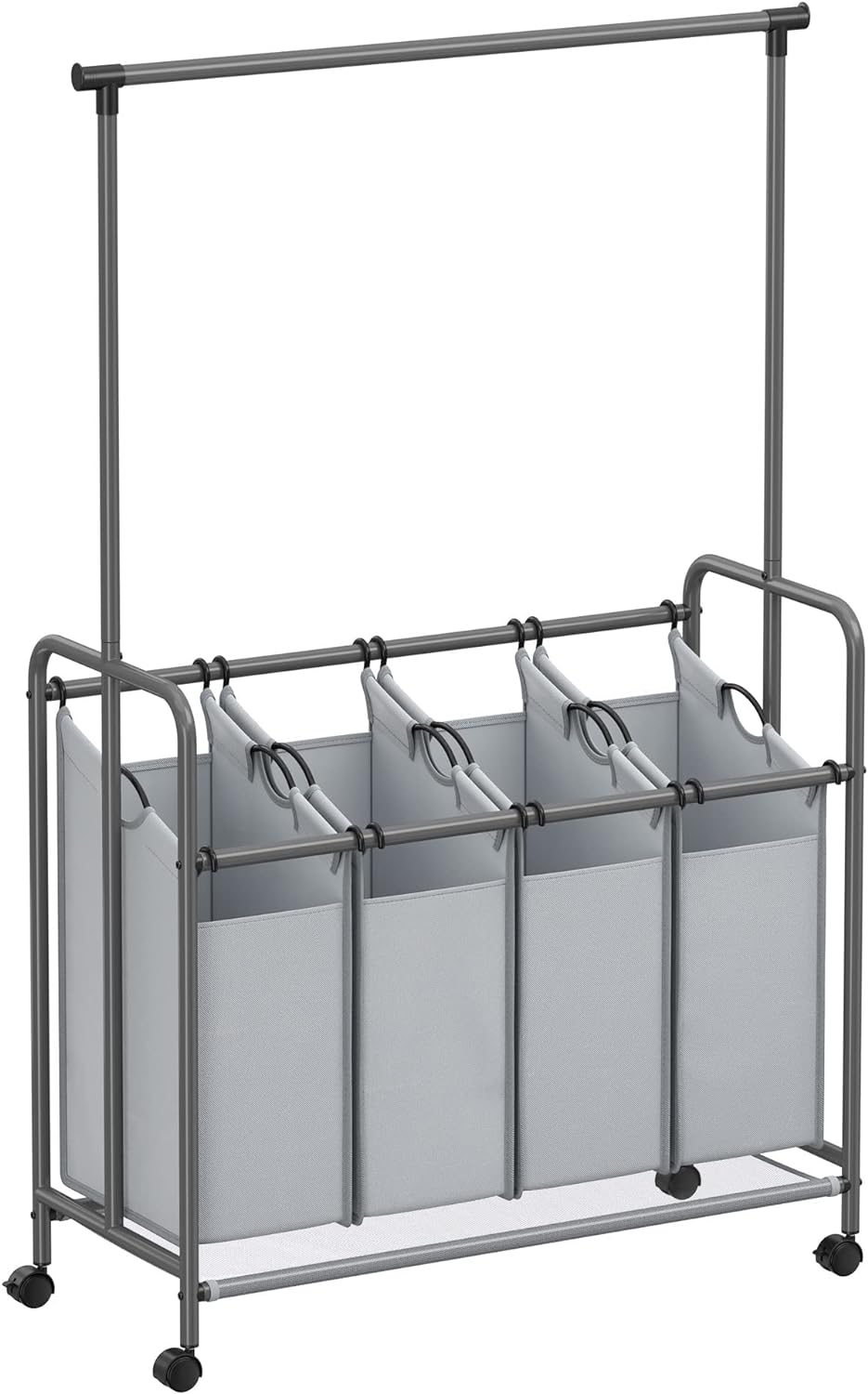 SONGMICS 4-Section Laundry Sorter