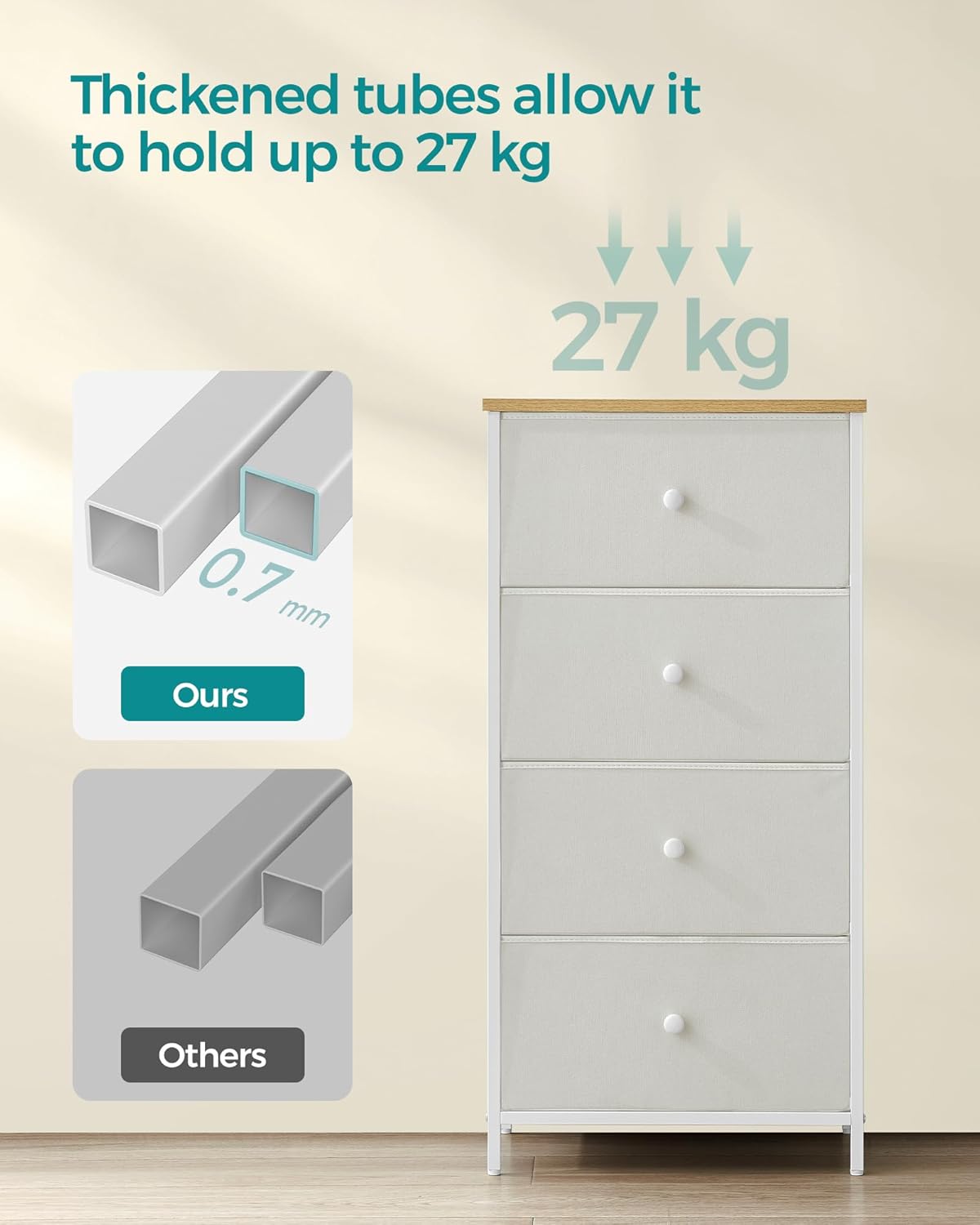 SONGMICS Chest of Drawers