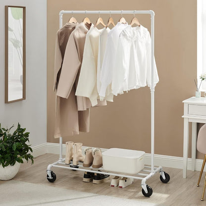 SONGMICS  Clothes Rack on Wheels