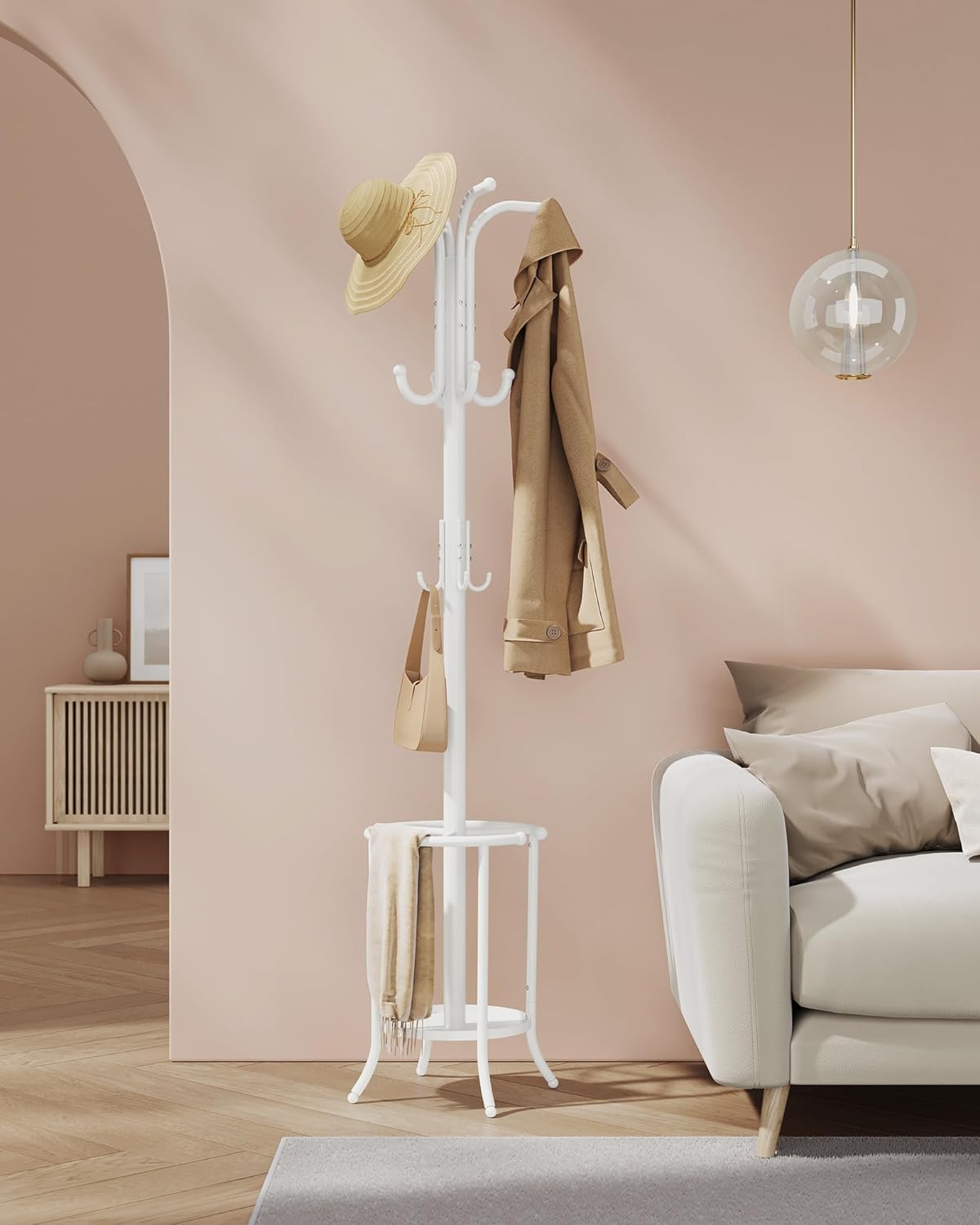 SONGMICS Coat Rack Freestanding
