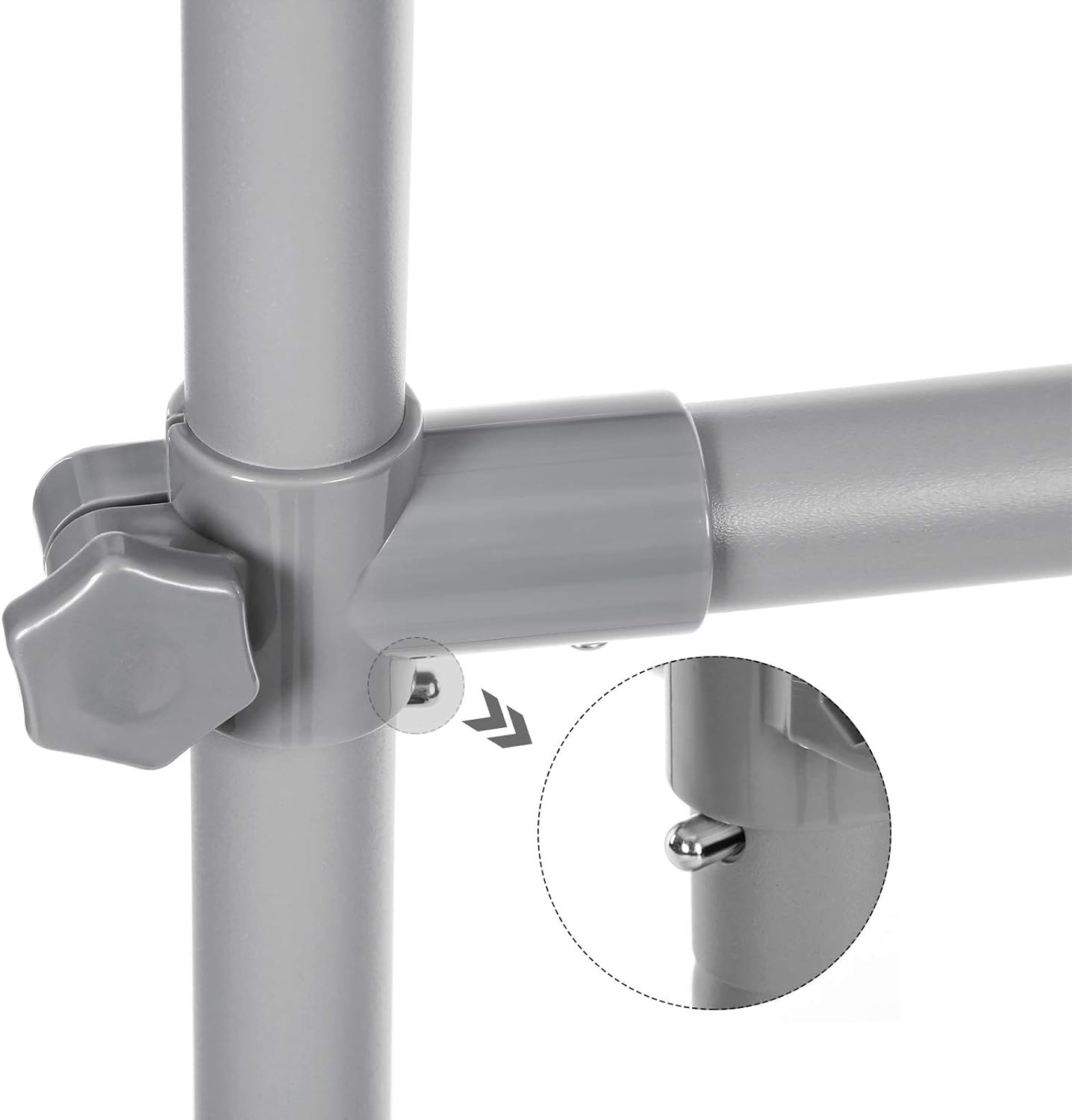 SONGMICS Double Clothes Rail