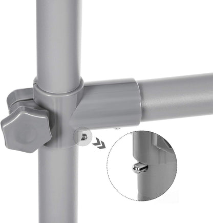 SONGMICS Double Clothes Rail