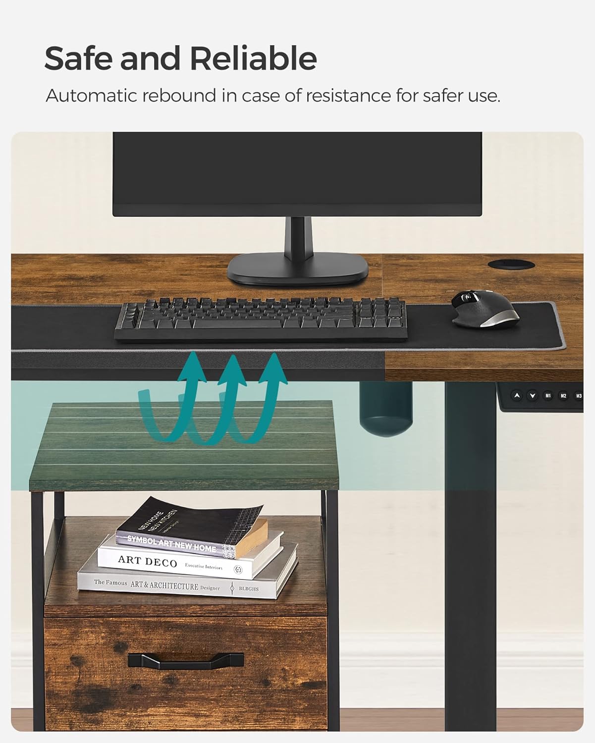 SONGMICS Electric Standing Desk