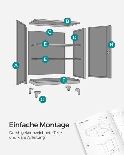 SONGMICS Filing Cabinet
