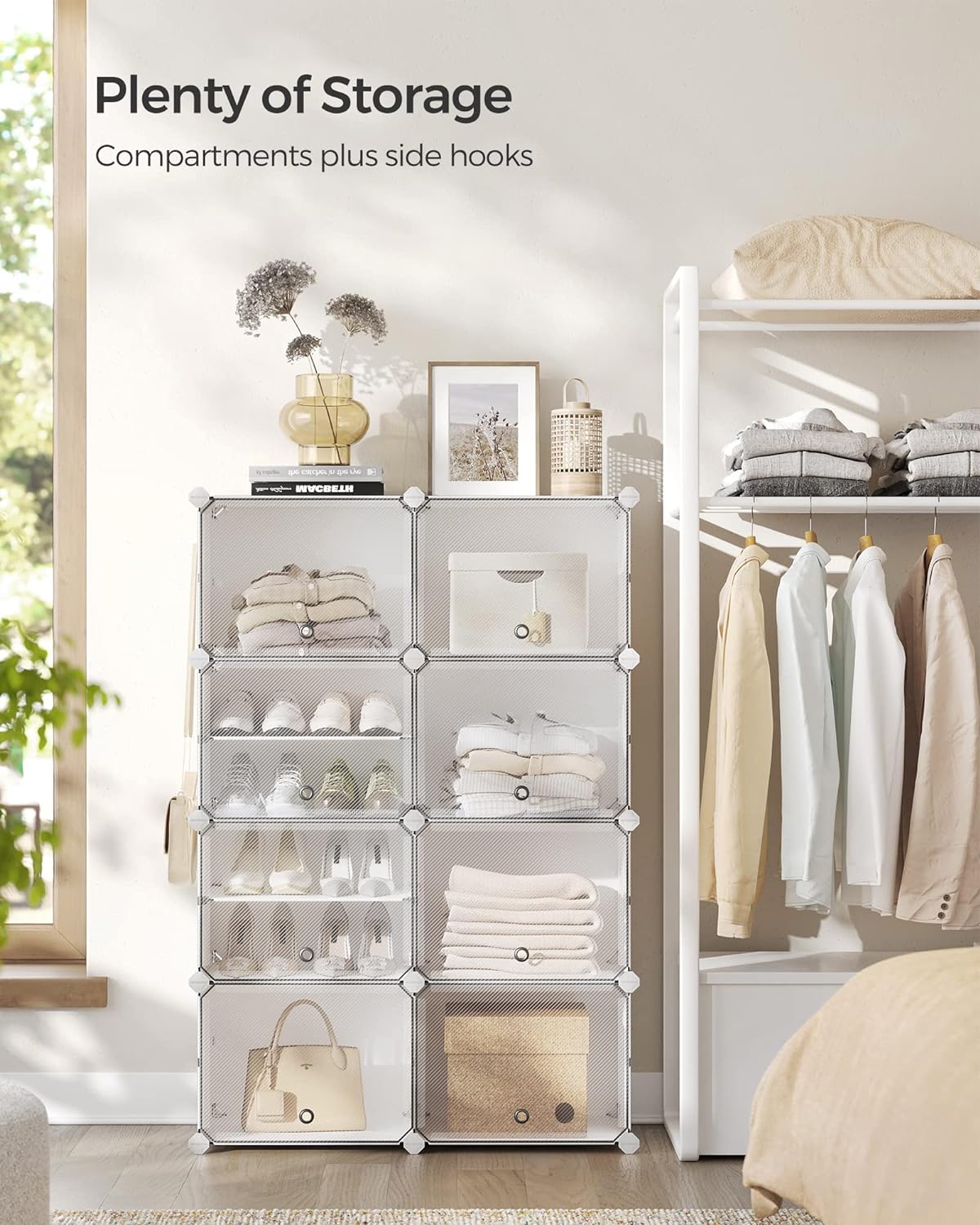 SONGMICS 8-Slot Shoe Rack
