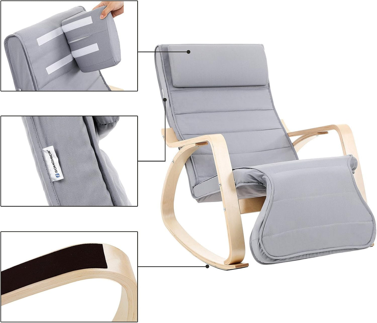 Songmics Armchair, Rocking Chair