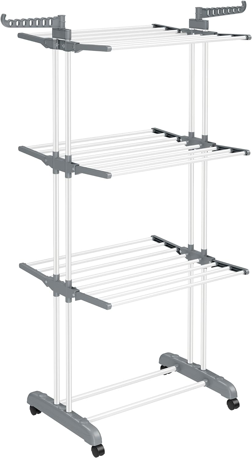 SONGMICS Large Clothes Airer