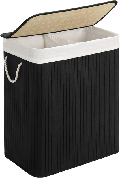 SONGMICS Bamboo Laundry Basket