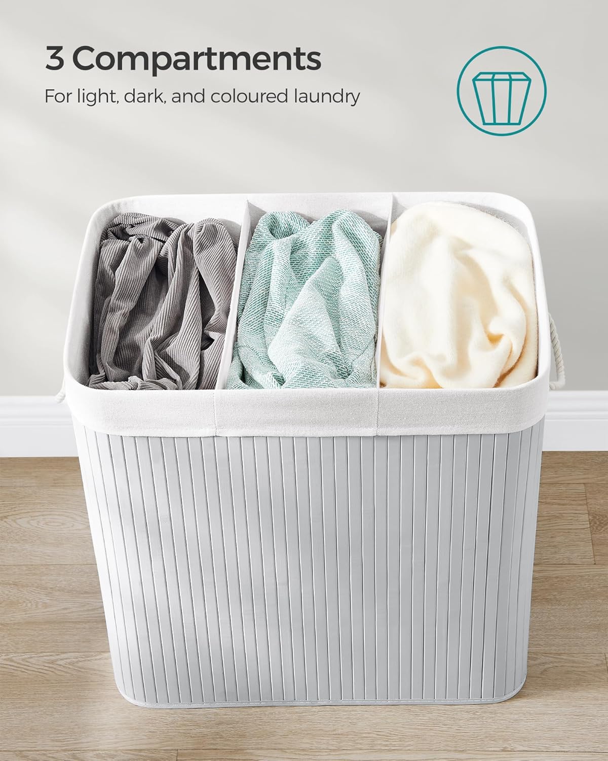 SONGMICS Laundry Hamper Basket