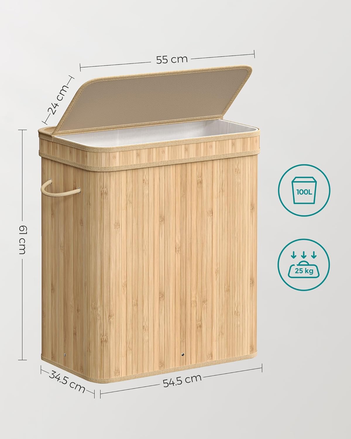 SONGMICS Laundry Hamper