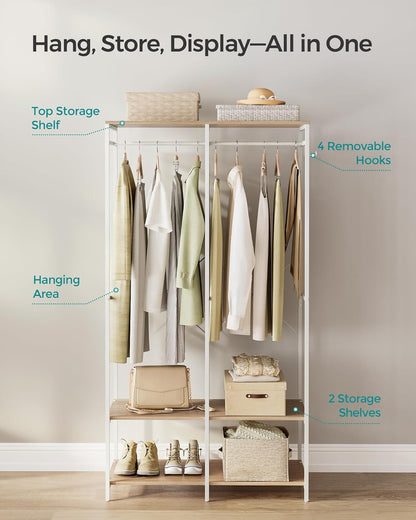 SONGMICS Portable Clothes Wardrobe