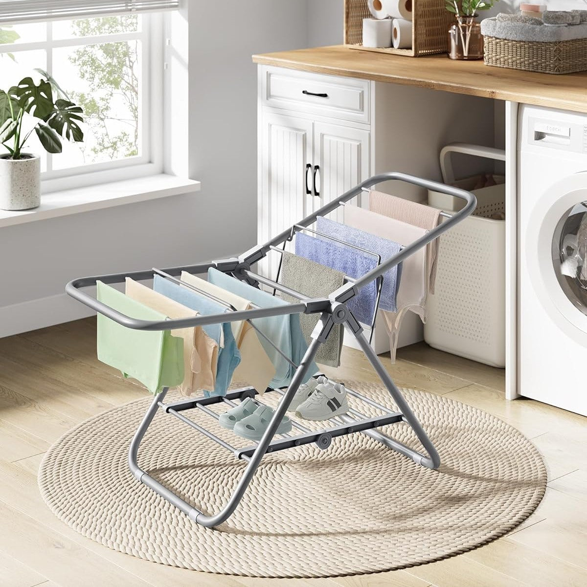 SONGMICS Small Laundry Airer