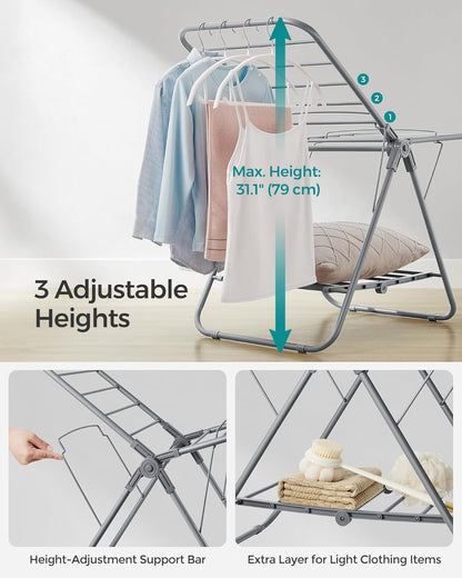SONGMICS Small Laundry Airer