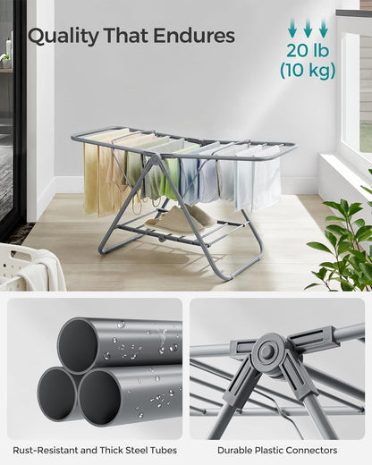 SONGMICS Small Laundry Airer
