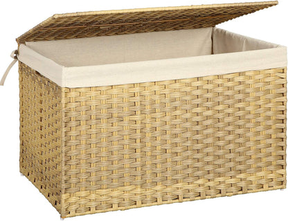 SONGMICS Storage Basket with Lid